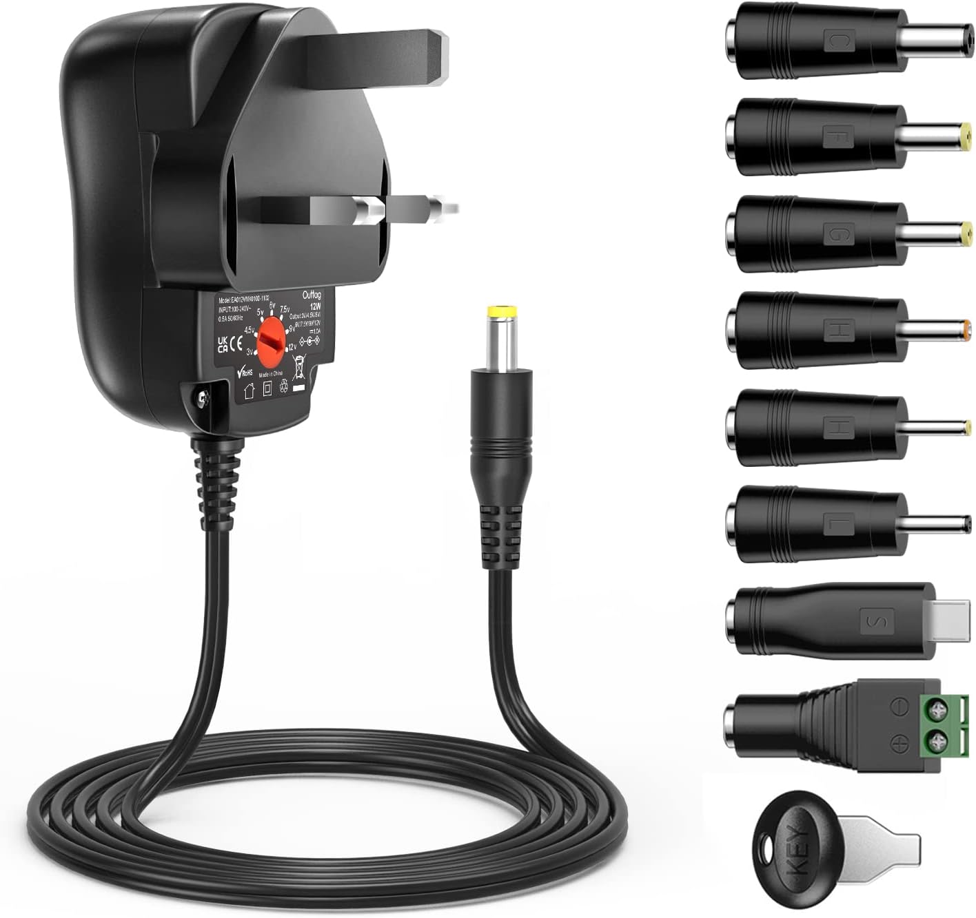 Universal AC Adapter 12W